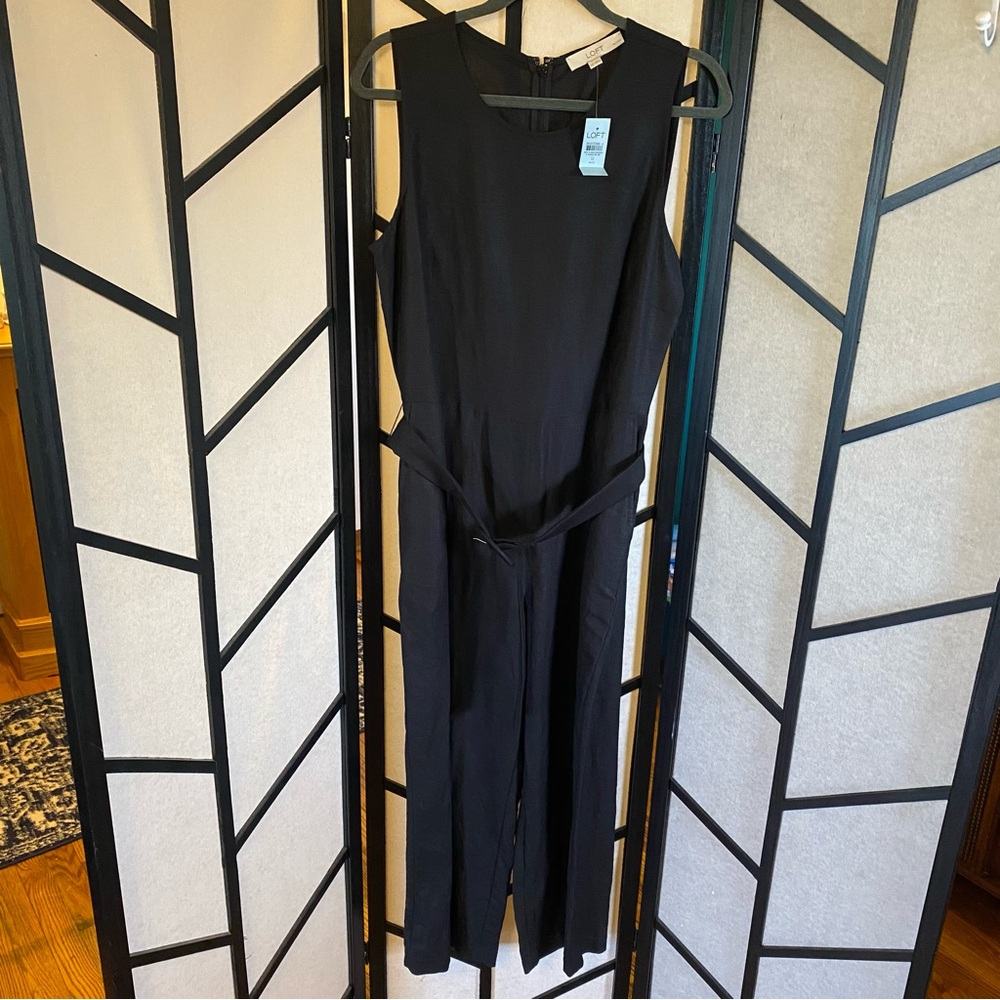 LOFT Classic Black Jumpsuit